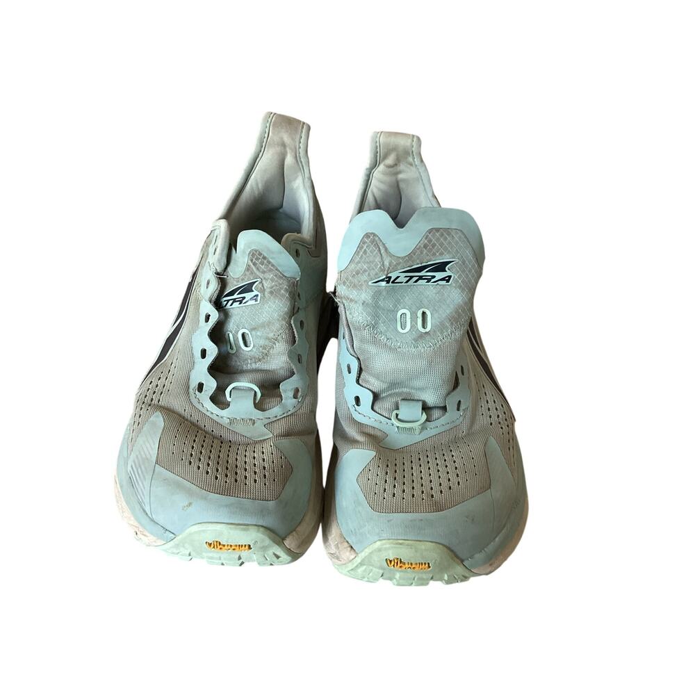 Altra Women’s Trail Running Shoes 9.5 Mint Aqua Vibram Megagrip Zero Drop